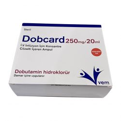Добутамин Добкард Dobcard (dobutamine) р-р д/ин амп 250мг/20мл в Астрахане и области фото